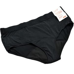 Jude Women's Black Urinary Incontinence Panties High Waisted Plus Size 20